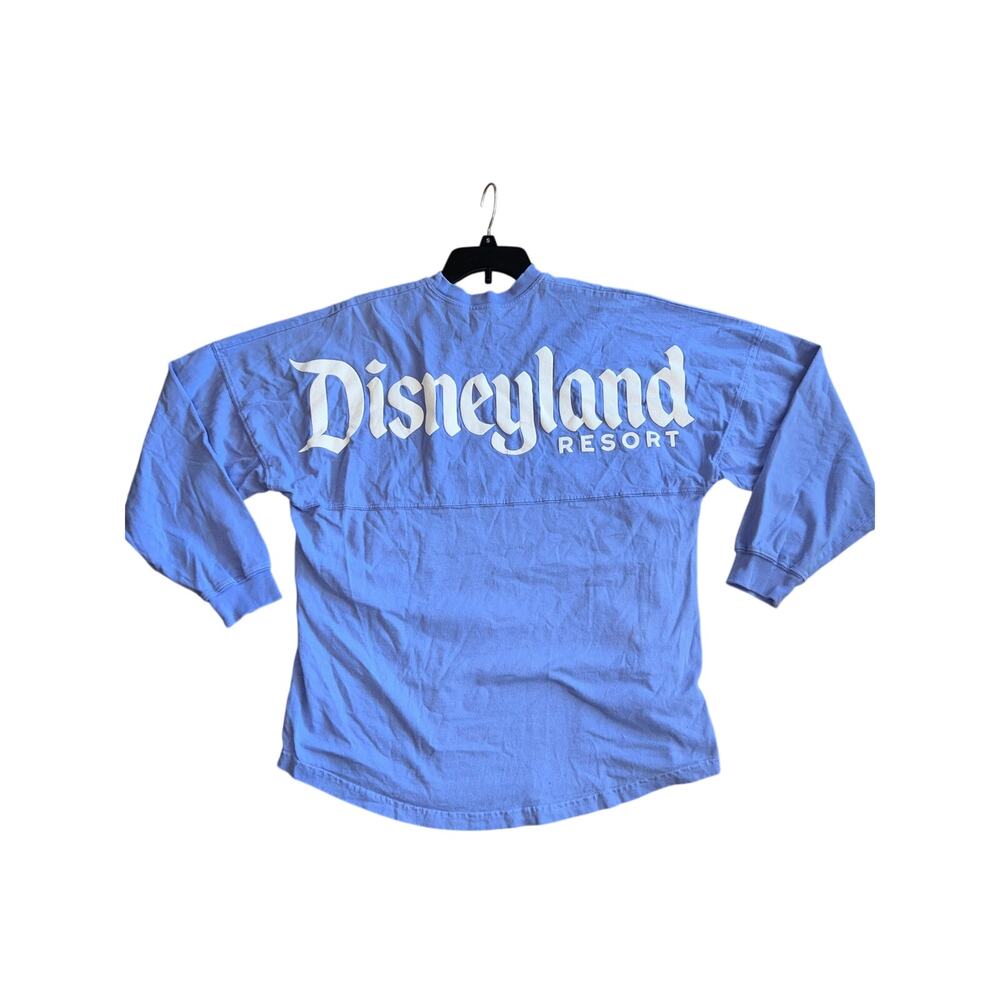 DisneyLand Resorts periwinkle Spirit Jersey Long Sleeve Shirt Women's Medium - Picture 6 of 8